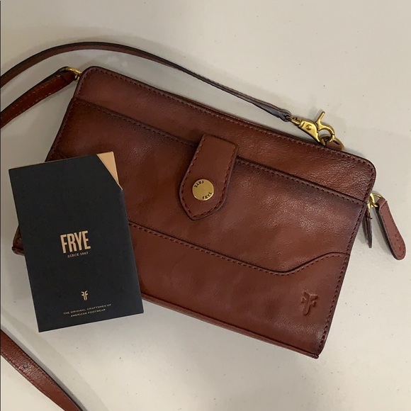 frye lucy leather crossbody bag